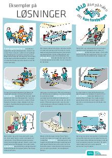 Plakat hospitaler: Eksempler på løsninger på hospitaler